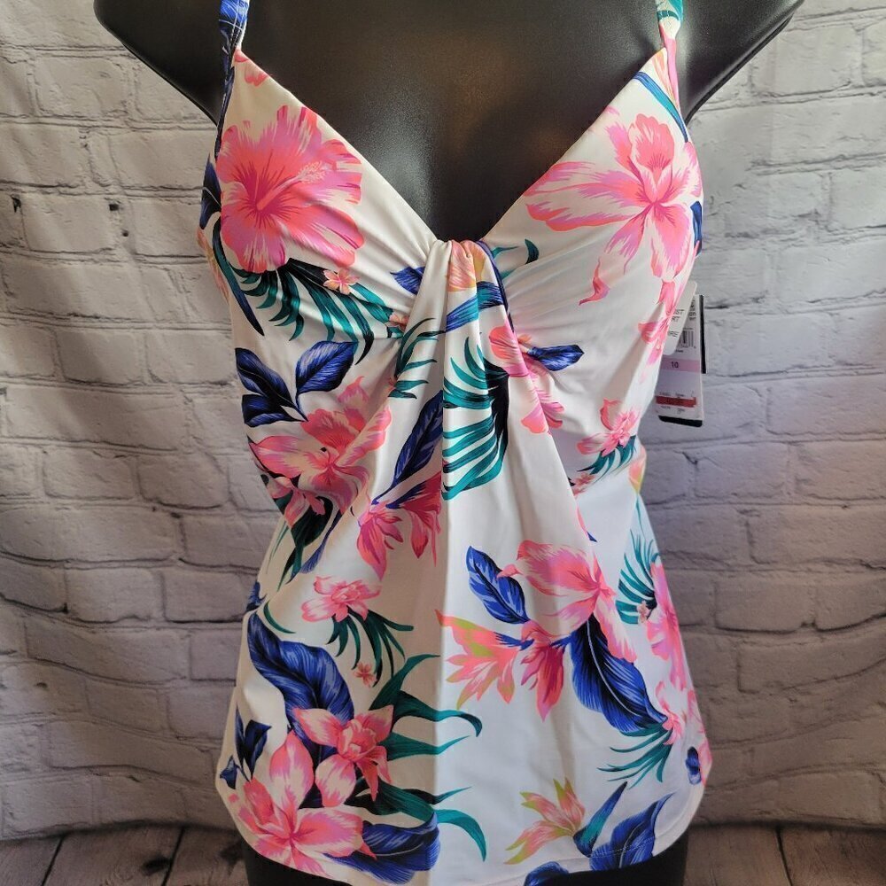 Island Escape Womens Scorpio Underwire Tankini Top